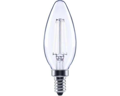 Ampoule flamme LED à intensité lumineuse variable FLAIR C35 E14/4W(40W) 470 lm 4000 K blanc neutre transparent
