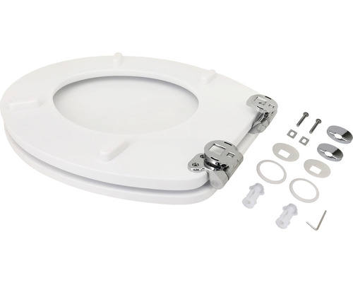 Abattant de WC avec accessoires de montage