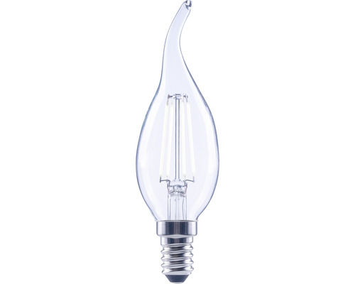 Ampoule flamme LED à intensité lumineuse variable FLAIR CL35 E14/2,2W(25W) 250 lm 4000 K blanc neutre transparent «ampoule flamme Coup de vent»