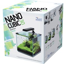 Aquarium aquatlantis Nano Cubic 30 mit Frostglasrückseite, LED-Beleuchtung, Filter, Heizer, Pumpe weiss (ohne Schrank)-thumb-1