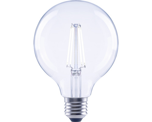 Ampoule globe LED à intensité lumineuse variable FLAIR G95 E27/7W(60W) 806 lm 4000 K blanc neutre transparent Ampoule LED claire avec grand corps lumineux rond
