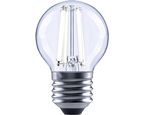 Ampoule sphérique LED à intensité lumineuse variable FLAIR G45 E27/6W(60W) 806 lm 4000 K blanc neutre transparent Ampoule LED claire de forme ronde pour l''intérieur