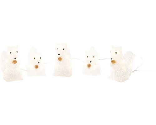 Guirlande lumineuse avec figurines d''écureuils