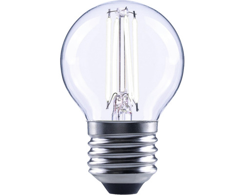 Ampoule sphérique LED à intensité lumineuse variable FLAIR G45 E27/2,2W(25W) 250 lm 4000 K blanc neutre transparent Ampoule LED transparente avec culot E27