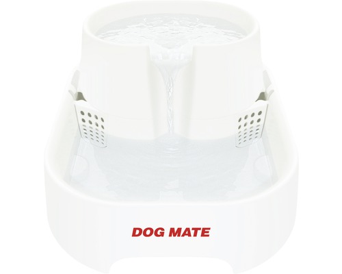 Fontaine à eau Dog Mate 6 l 37x28x17 cm blanc