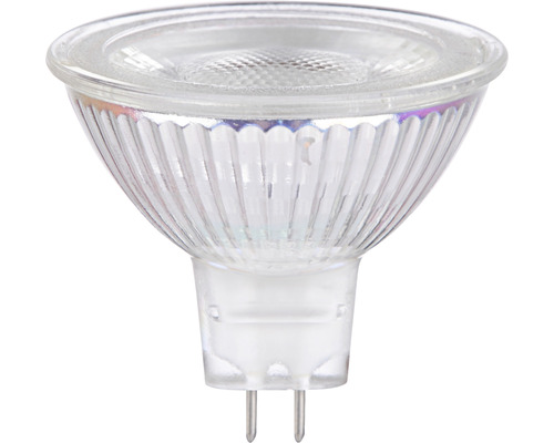 Ampoule à réflecteur LED à intensité lumineuse variable FLAIR MR16 GU5.3/5W(34W) 340 lm 4000 K blanc neutre transparent 36° 12V Ampoule MR16 avec culot à broches