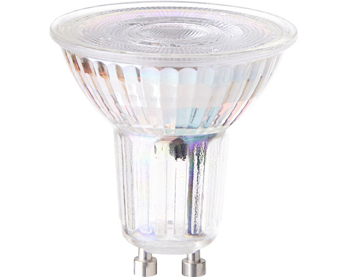 Ampoules à réflecteur LED PAR16 GU10/4,9W(64W) 450 lm 6500 K blanc lumière  du jour transparent 3 pces 36° - HORNBACH Luxembourg