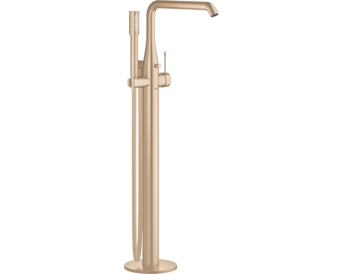Robinet sur pied pour baignoire GROHE Essence warm sunset brossé 23491DL1 Robinet de baignoire îlot avec douchette
