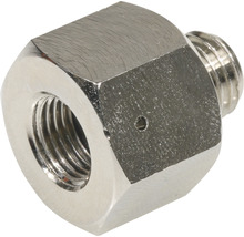 Adaptateur métallique avec filetage mâle et femelle