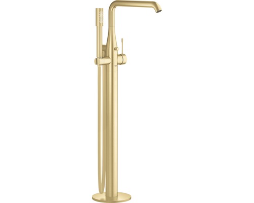 Robinet sur pied pour baignoire GROHE Essence cool sunrise brossé 23491GN1 Robinet de baignoire îlot avec douchette