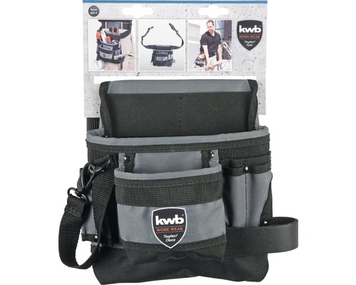 KWB Sacoche porte-outils avec ceinture noir