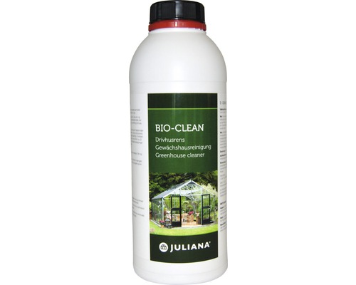 Produit nettoyant pour serre Juliana 1 litre Bouteille de nettoyant pour serre Juliana Bio-Clean
