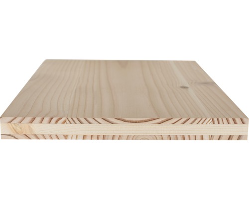 Plaques en bois massif triple couche pin Douglas 2500x600x19 mm Produit de panneaux en bois d''épicéa collé