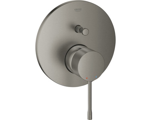 GROHE Badewannenarmatur Unterputz ESSENCE hard graphite gebürstet 24058AL1 Grohe Armatur für Badezimmer oder Küche