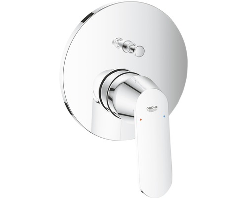 Robinet de baignoire encastré GROHE Eurosmart Cosmopolitan chrome 24045000 Logo Grohe Mitigeur monocommande pour douche ou baignoire