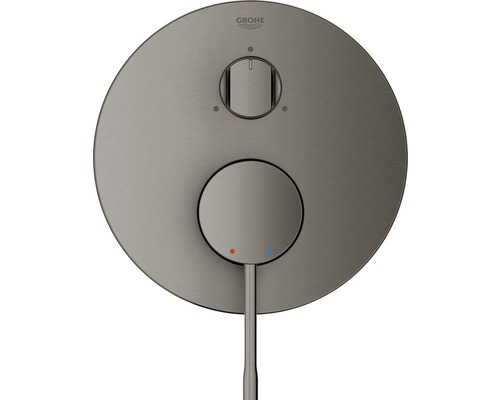 Robinet Grohe pour montage mural avec plaque de recouvrement ronde