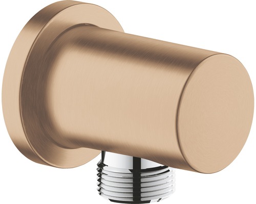 Wandanschlussbogen GROHE Rainshower Classic 27057DL0 warm sunset gebürstet Eckventil mit Gewindeanschluss