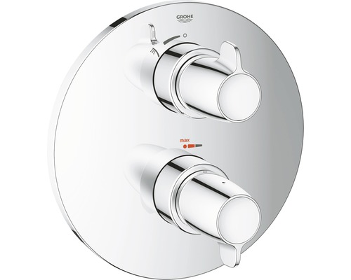 Robinet de douche avec thermostat GROHE Grohtherm Special chrome 29094000 Robinet Grohe avec deux poignées rotatives pour contrôler le débit et la température de l''eau