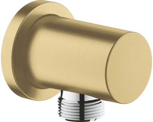 Coude de raccordement mural GROHE Rainshower Classic 27057GN0 cool sunrise brossé Coude de raccordement mural en métal