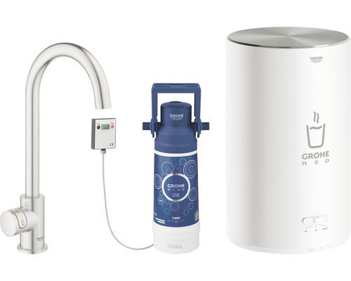 Grohe Wassersystem mit Armatur, Filter und Boiler