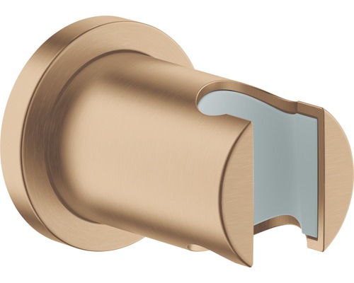 Support mural de douchette GROHE Rainshower Classic 27074DL0 warm sunset brossé Support de barre de douche
