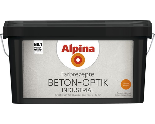 Eimer Alpina Farbrezepte Betonoptik Industrial