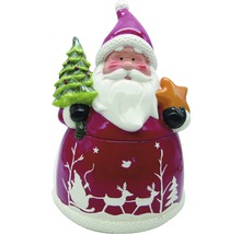 Santa Claus Vorratsdose mit Weihnachtsbaum und Stern