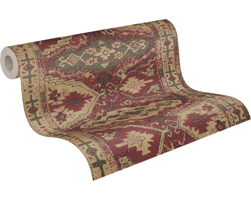 Tapetenrolle mit Teppichmuster