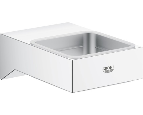 Halter für Becher, Seifenschale oder Seufenspender GROHE Selection Cube chrom 40865000-0