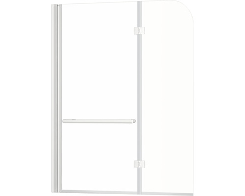 Duschwand mit Tür und Griff