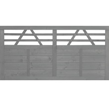 Clôture basse Konsta Venga 180 x 90 cm gris basalte