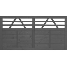 Clôture basse Konsta Venga 180 x 90 cm anthracite