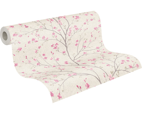 Rouleau de papier peint à motif floral pour la décoration murale