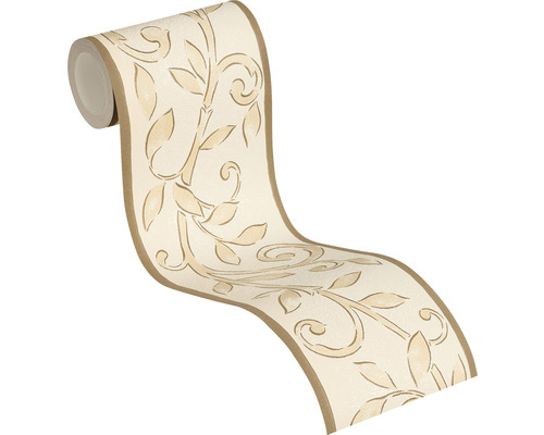 Tapetenbordüre mit floralem Muster auf Rolle