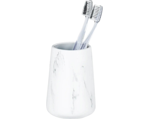 Gobelet à brosses à dents avec deux brosses à dents