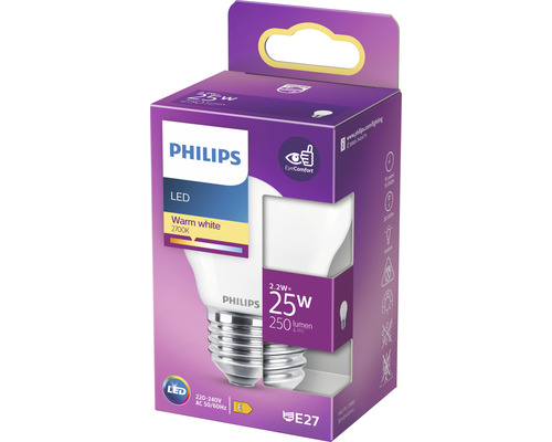 Philips LED Lampe mit E27 Sockel in Verpackung