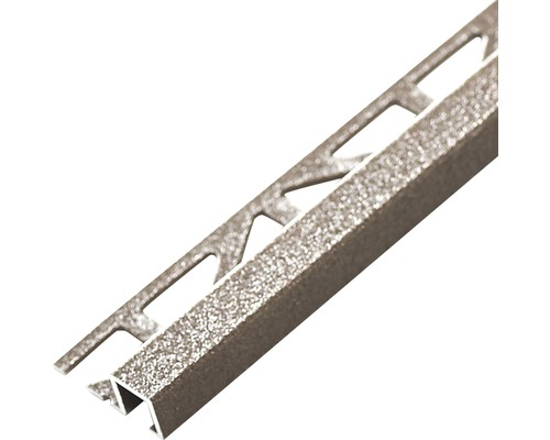 Abschlussprofil Dural Squareline 11 mm Länge 250 cm Aluminium braun
