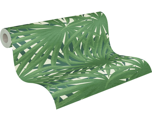 Tapetenrolle mit Palmenblattmuster