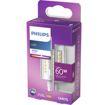 Ampoule LED Philips R7S 7,5 watts, 3000 kelvins