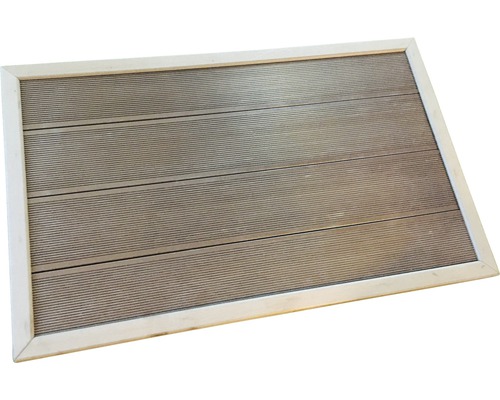 WPC Terrassenfliese mit Rahmen