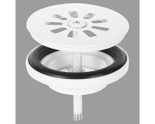 Garniture de vidage pour lavabo avec vis