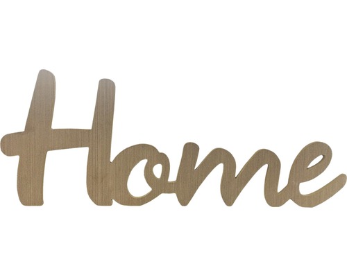 Schriftzug Home eiche 77x29,7 cm Schriftzug Home eiche 77x29,7 cm