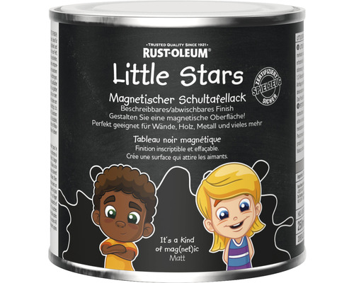 Little Stars Magnetischer Schultafellack schwarz 250 ml Dose mit magnetischer Tafelfarbe der Marke Rust-Oleum Little Stars