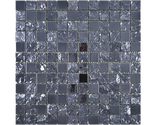 Mosaïque céramique CG GA4 Quadrat gaku 31,6x31,6 cm black