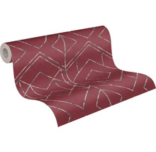 Rouleau de papier peint à motif géométrique