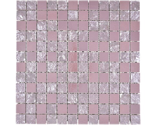 Keramikmosaik CG GA8 Quadrat gaku 31.6x31.6 cm pink