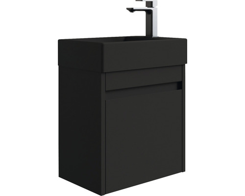 Waschtisch mit Unterschrank und Armatur