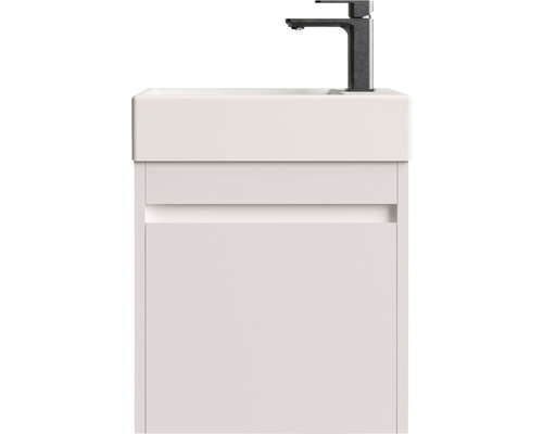 Meuble sous-lavabo avec lavabo et robinet