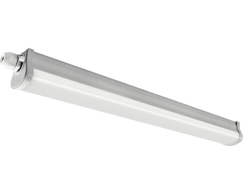 Réglette fluorescente LED pour pièce humide IP65 1x20W 2500 lm 4000 K blanc neutre Lxh 558x54 mm