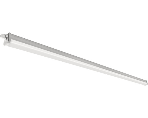 Réglette fluorescente LED pour pièce humide IP65 1x48W 6100 lm 4000 K blanc neutre Lxh 1525x54 mm Luminaire pour pièces humides